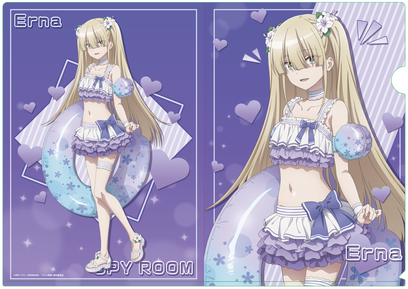 スパイ教室_描き下ろしクリアファイル 水着ver.【エルナ】 | スパイ