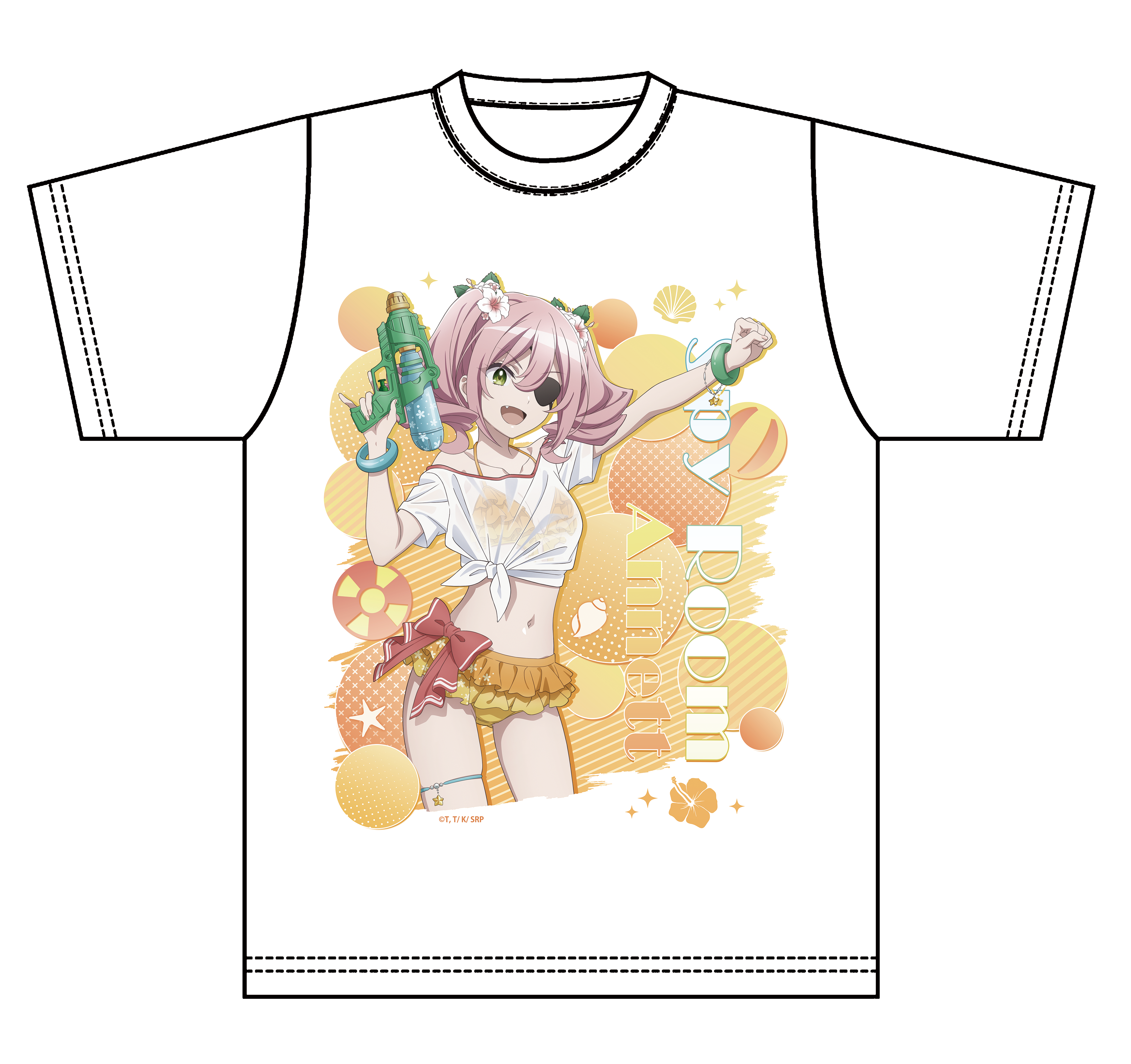 スパイ教室_描き下ろしグラフィックTシャツ 水着ver.【アネット】