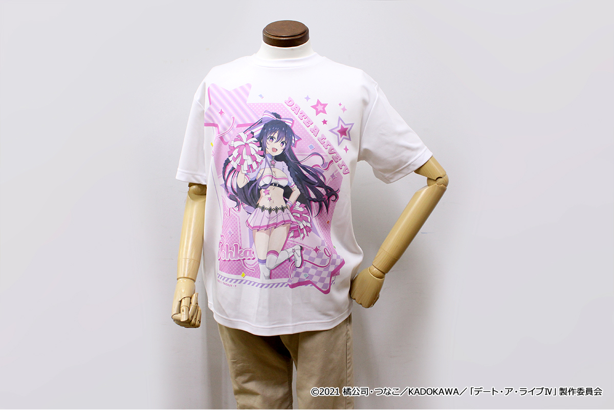 デート・ア・ライブ?_描き下ろし グラフィックTシャツ【夜刀神十香】チアガール