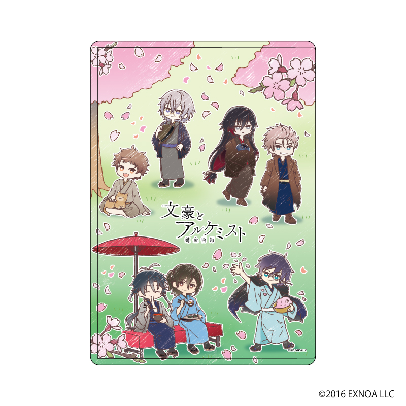 文豪とアルケミスト_キャラクリアケース08/お花見Ver. B(グラフアートイラスト)