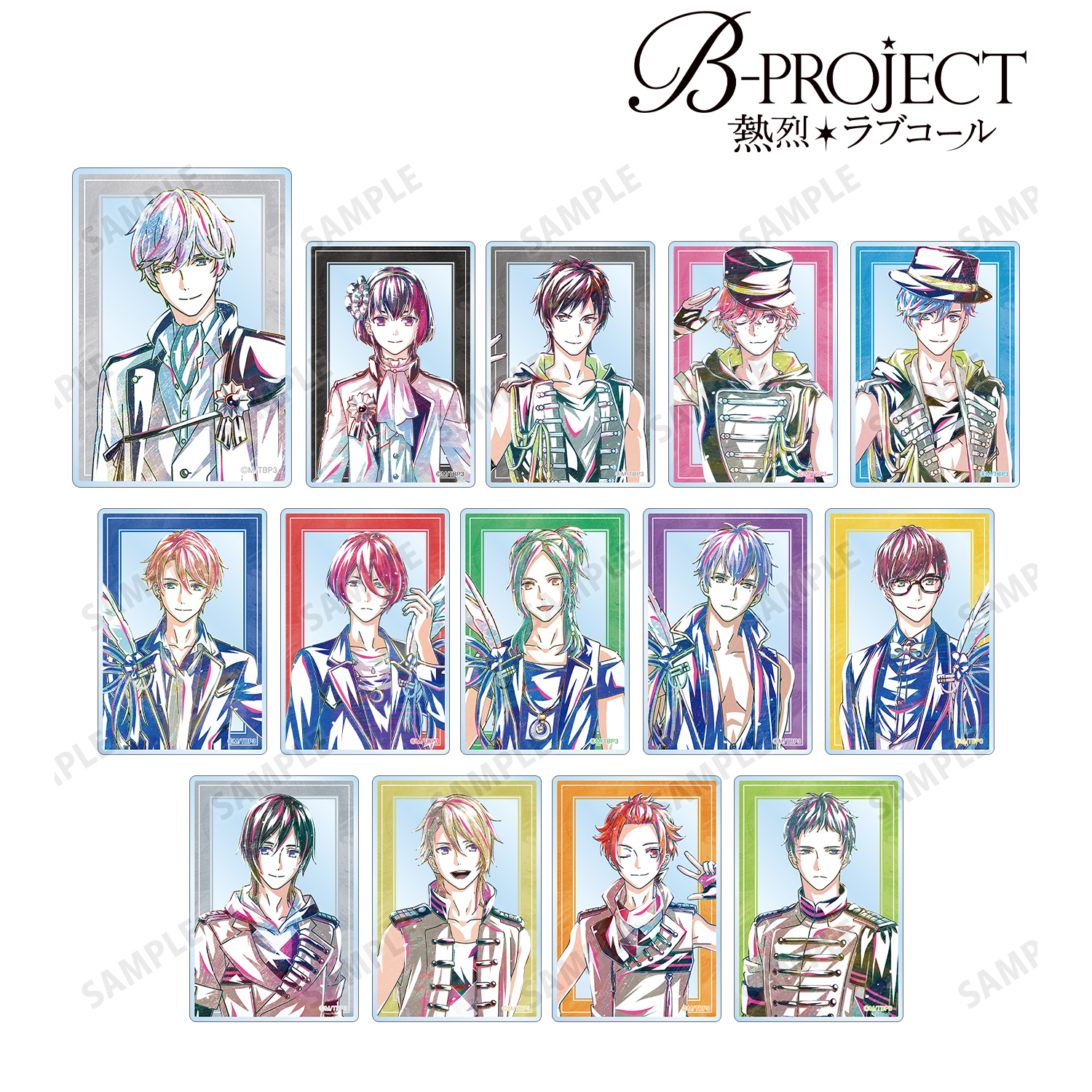 B-PROJECT ?熱烈＊ラブコール?_トレーディング Ani-Art 第1弾 アクリルカード(単位/BOX)【コンプリートBOX】