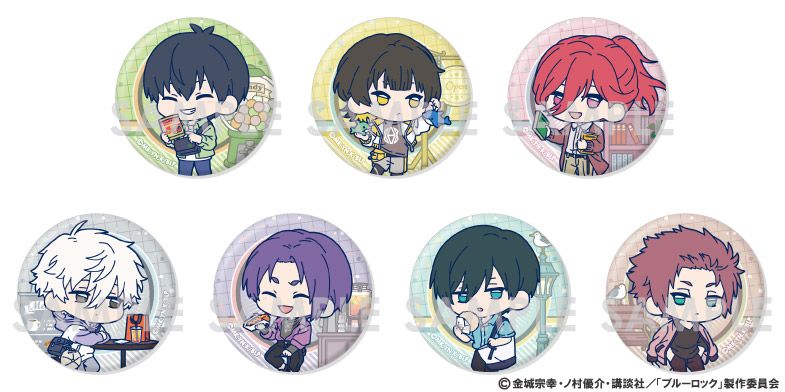ブルーロック Let's go out!2 糸師凛 缶バッジ ブルーロック_ミニキャラトレーディング缶バッジ~Let's Go Out! 2
