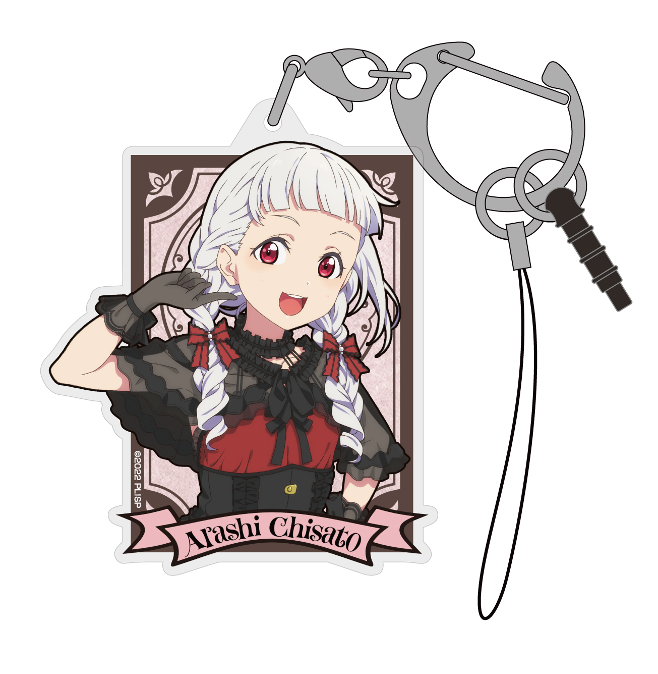 ラブライブ！スーパースター!!_描き下ろし 嵐 千砂都 アクリルマルチキーホルダー ロリータファッション Ver.