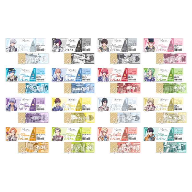 B-PROJECT ?熱烈＊ラブコール?_トレーディングチケット風カード 1セット【コンプリートセット】