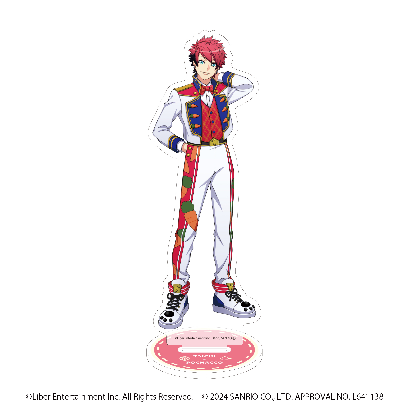 A3!×Sanrio characters_アクリルスタンド27/七尾太一×ポチャッコ(公式イラスト)