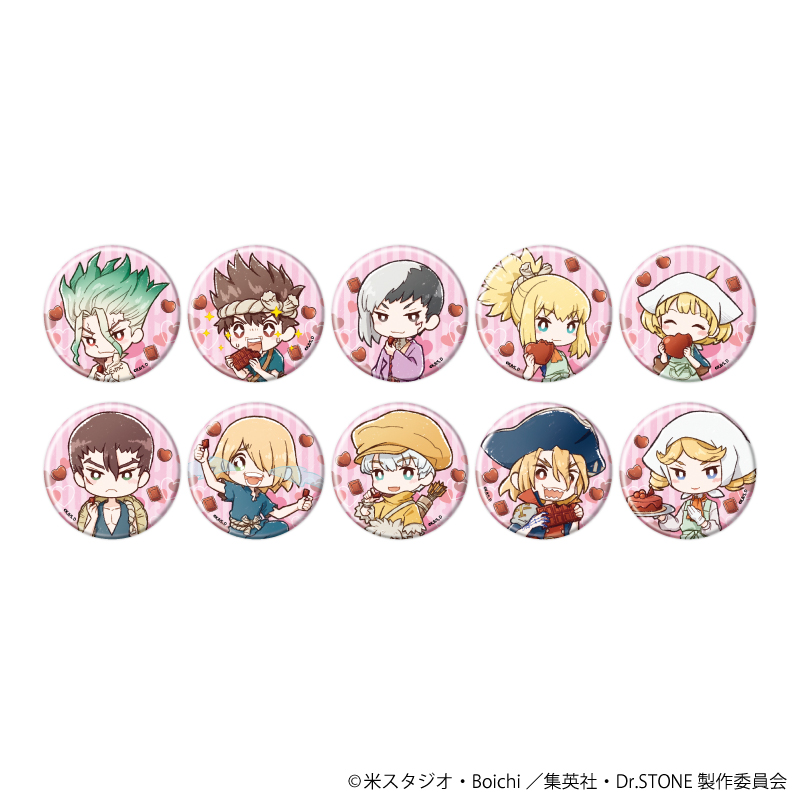 Dr.STONE_缶バッジ23/バレンタインver. BOX(全10種)(グラフ
