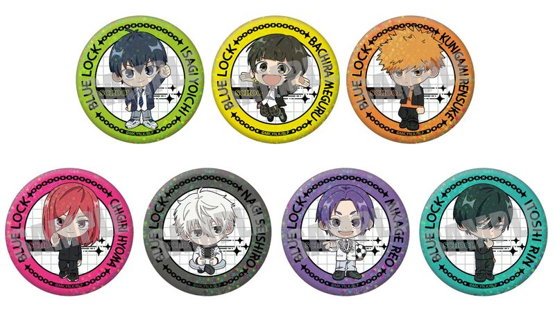 ブルーロック_トレーディングホログラム缶バッジ SCHOOL ver. 【BOX