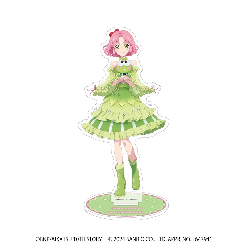 アイカツ　おとめ　しおん　さくら　缶バッジ　アクリルスタンド　アクキー アイカツ！×サンリオキャラクターズ_アクリルスタンド06/北大路 さくら