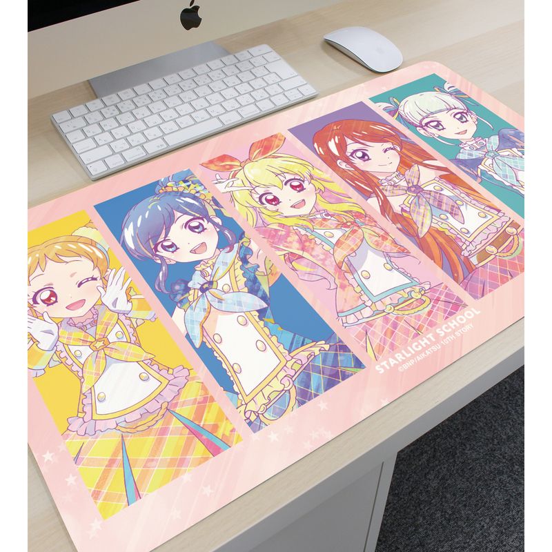 アイカツ！ 10th STORYスターライト学園マルチデスクマット アイカツ！ 10th STORY ～未来へのSTARWAY～_スターライト学園 Ani-Art