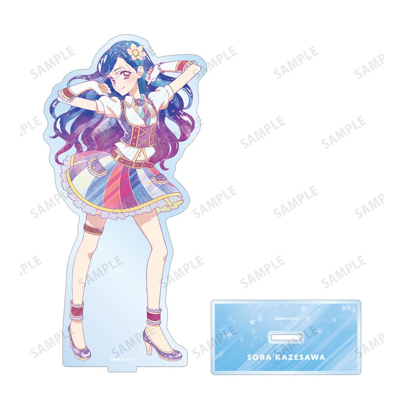 アイカツ 風沢そら 缶ミラー オフィシャルショップ アイカツ！ 10th STORY ～未来へのSTARWAY～_風沢そら Ani-Art clear