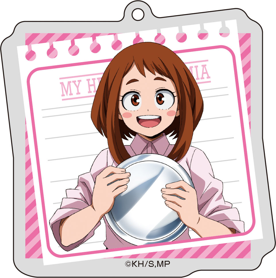 僕のヒーローアカデミア_描き下ろしアクリルキーホルダー【カフェver.】?麗日お茶子