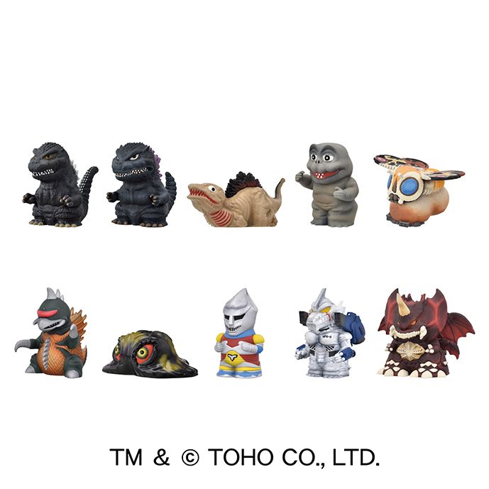 ゴジラ_ソフビパペットマスコット2 【BOX】 | ゴジラ公式グッズ