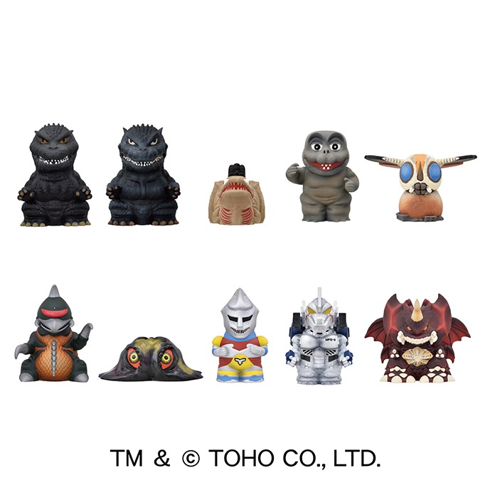 ゴジラ ソフビパペットマスコット　第1弾＋第2弾 ゴジラ_ソフビパペットマスコット2 【BOX】 | 公式グッズ・公式