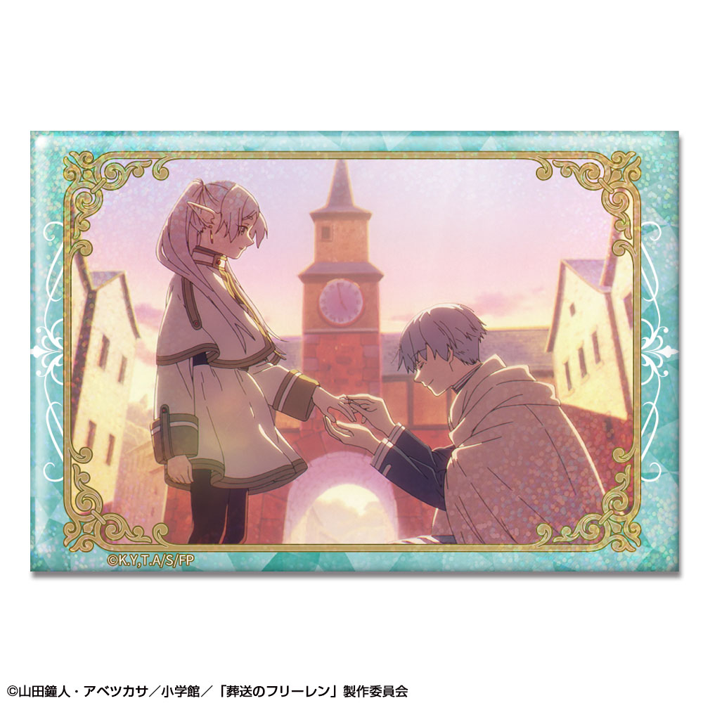 葬送のフリーレン_ホログラム缶バッジ Ver.2 デザイン30(フリーレン&ヒンメル)