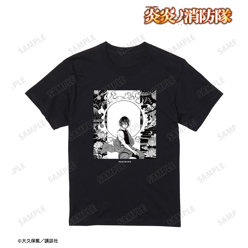 漫画 炎炎ノ消防隊_(サイズ/XL)_新門 紅丸 原作コマTシャツレディース