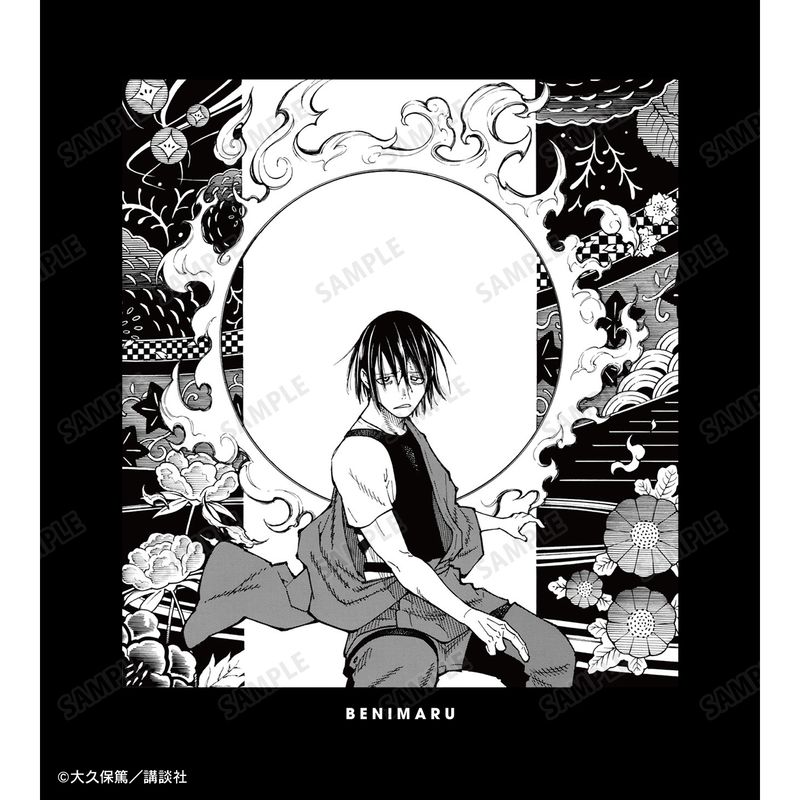 漫画 炎炎ノ消防隊_(サイズ/XL)_新門 紅丸 原作コマTシャツレディース