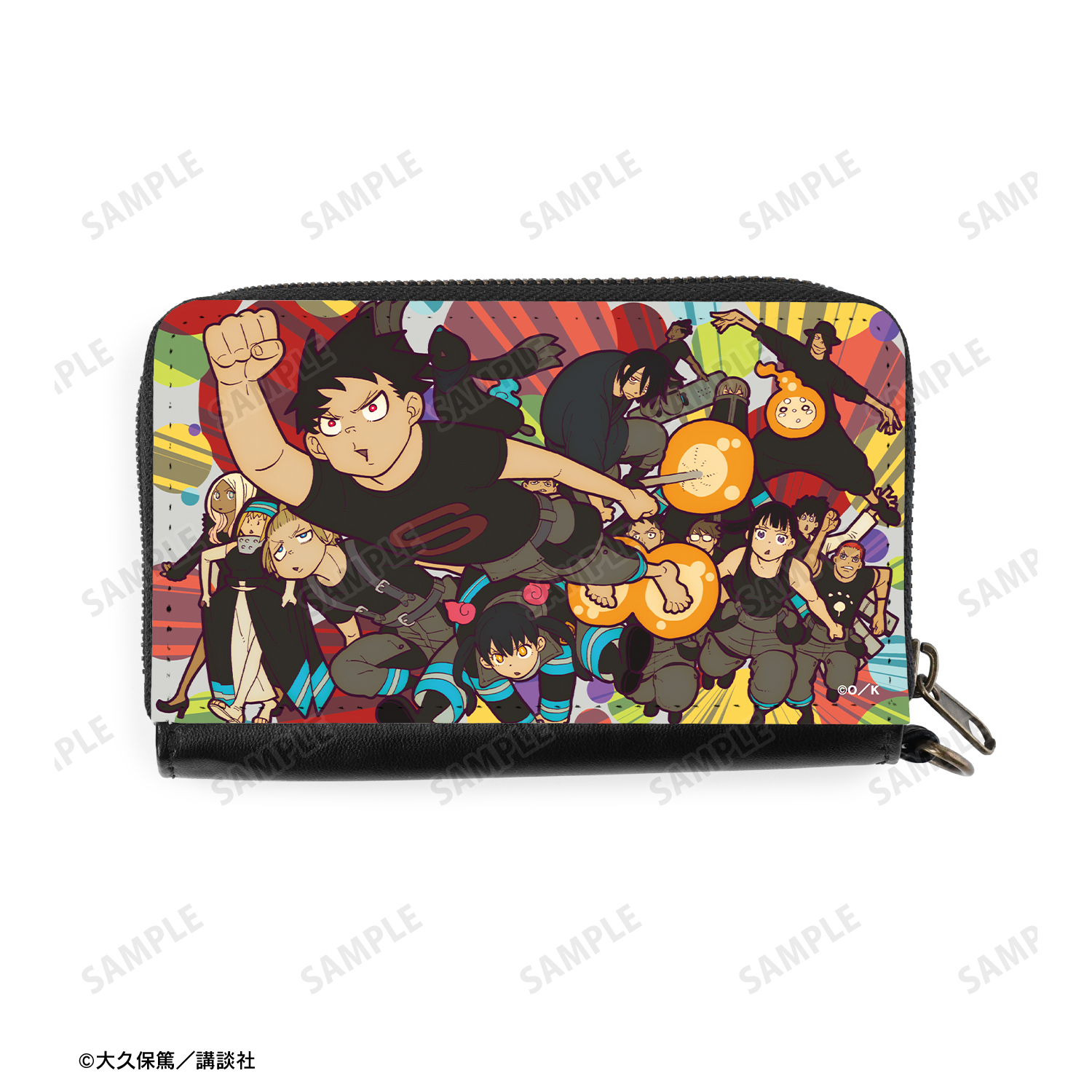 漫画 炎炎ノ消防隊_集合 カードポケット付きミニ財布 | 公式グッズ