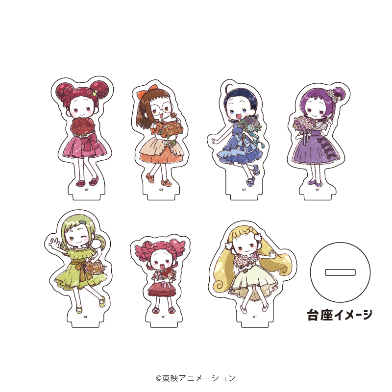 おジャ魔女どれみドッカ?ン！_アクリルぷちスタンド02/お祝いver.  BOX(全7種)(グラフアートイラスト)【コンプリートBOX】