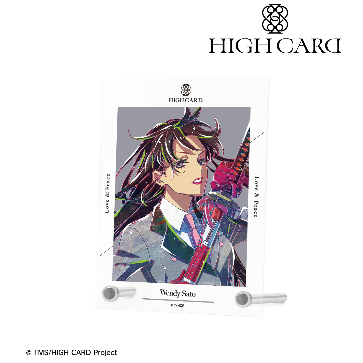 HIGH CARD_ ウェンディ・サトー Ani-Art A6アクリルパネル