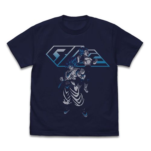 ドラゴンボール超 ブロリー_L_超サイヤ人ブルー 悟空&ベジータTシャツ