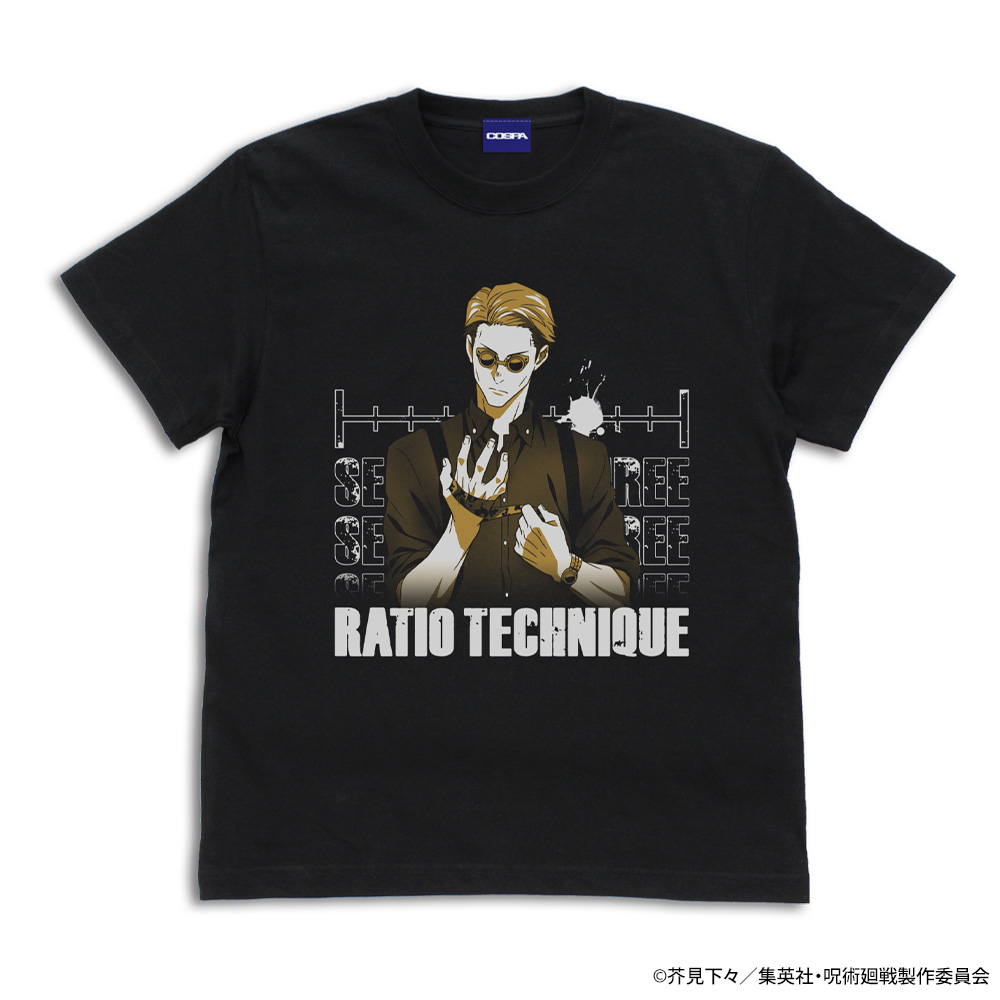 呪術廻戦_L_七海 建人 Tシャツ Ver2.0/BLACK