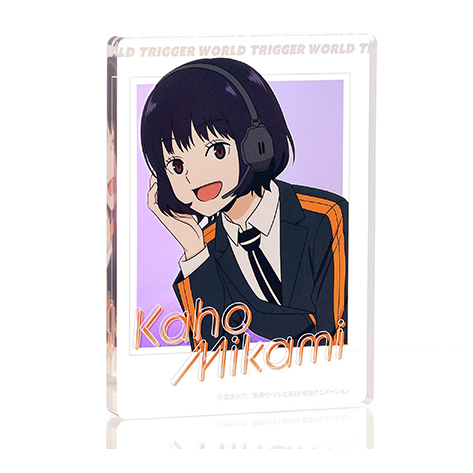 ワールドトリガー_アクリルブロック 9.三上歌歩 | 公式グッズ