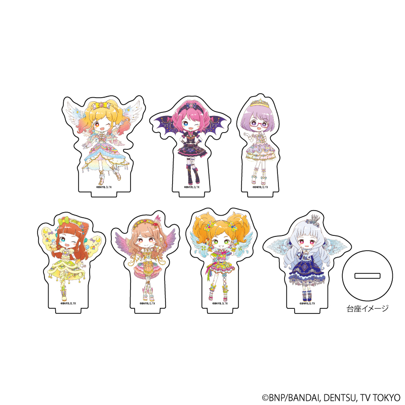 アイカツスターズ！_アクリルぷちスタンド01/ BOX(全7種)(グラフアートイラスト)【コンプリートBOX】