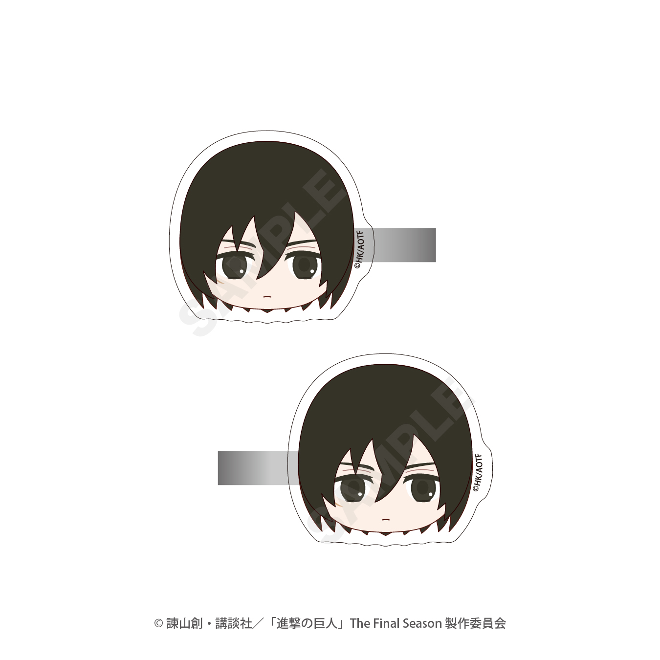 進撃の巨人 アクリルヘアクリップ 進撃の巨人 ハンジ·ゾエ くじ