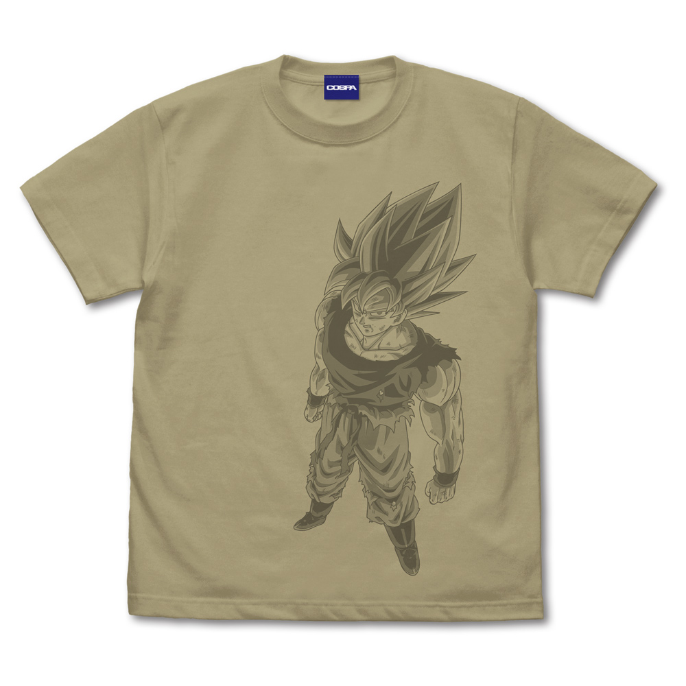 ドラゴンボールZ_S_超サイヤ人 孫悟空 Tシャツ/SAND KHAKI-