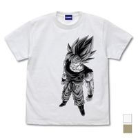 ドラゴンボールZ_L_超サイヤ人 孫悟空 Tシャツ/WHITE