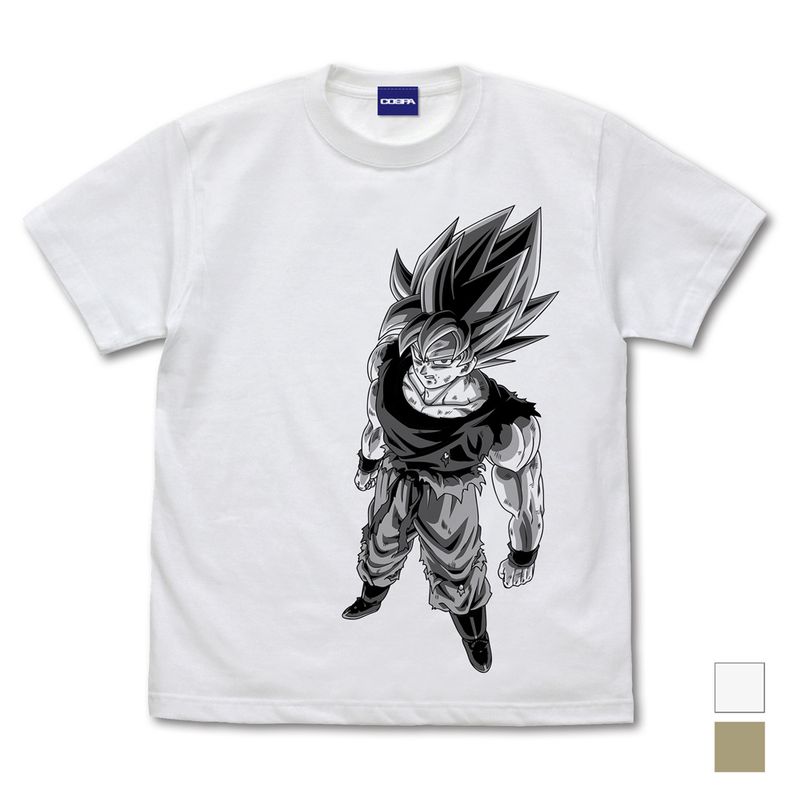 ドラゴンボールZ_L_超サイヤ人 孫悟空 Tシャツ/WHITE