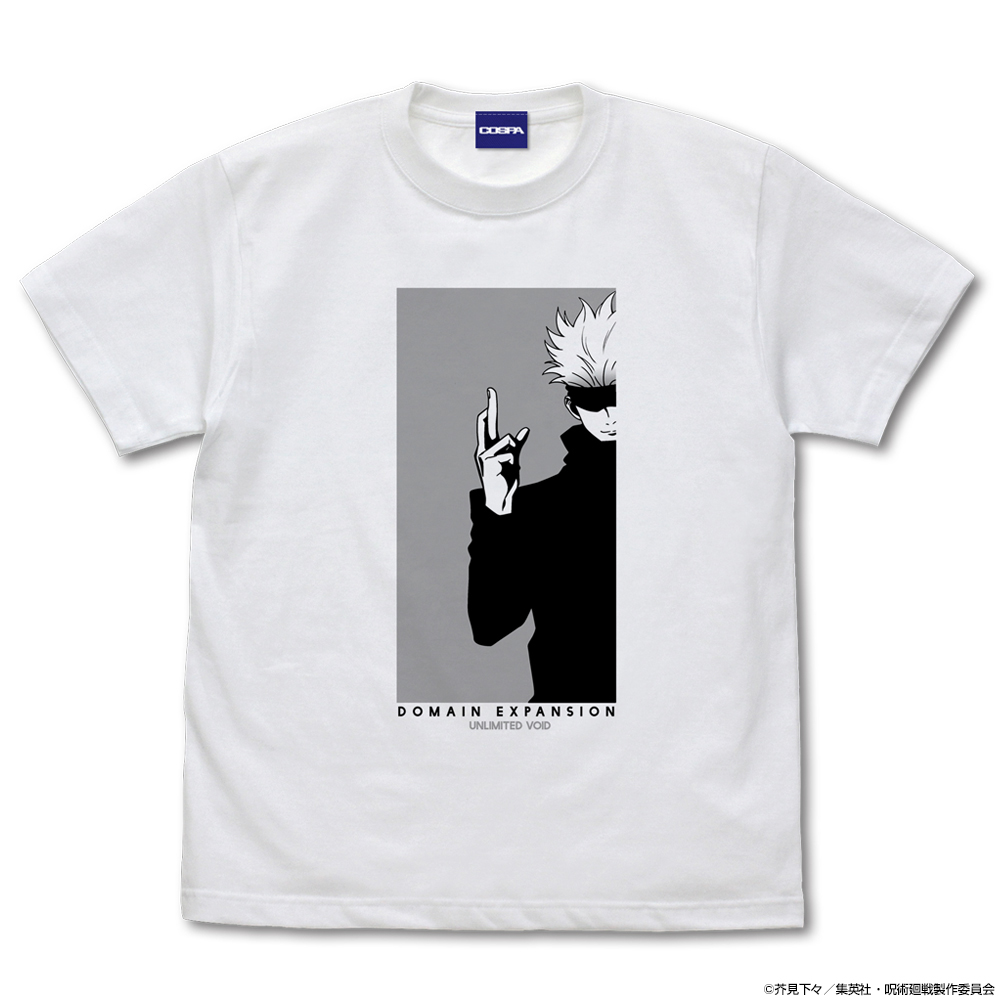 呪術廻戦_L_五条 悟 Tシャツ/WHITE