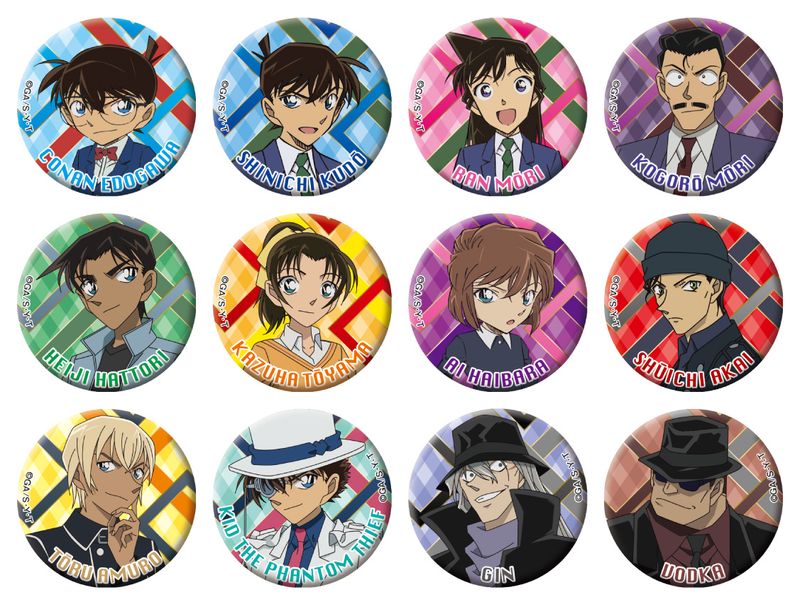 名探偵コナン_プロフィール缶バッジ 【BOX】 | 名探偵コナン公式グッズ