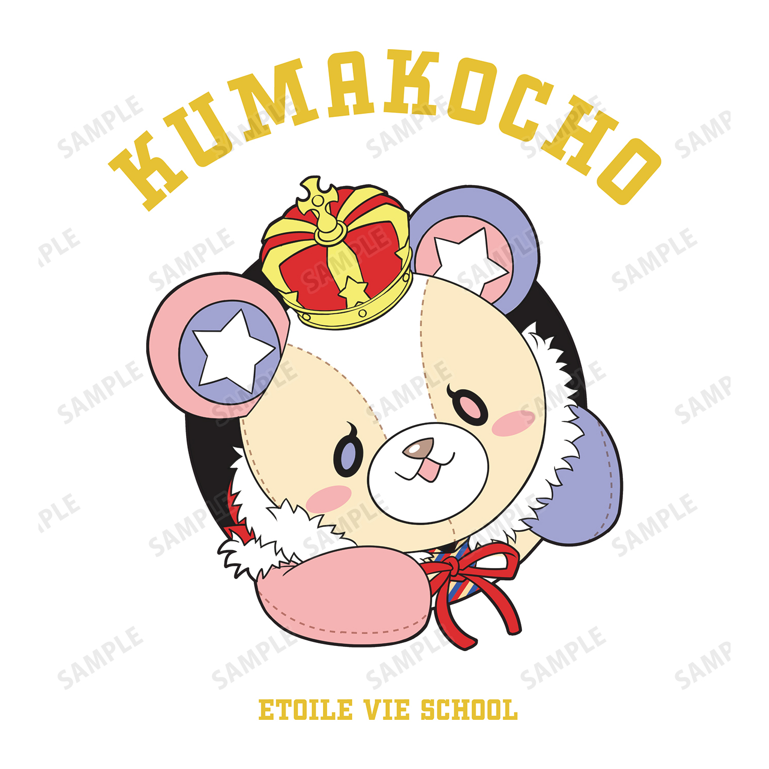 アイ☆チュウ_(サイズ/XXL)_クマ校長 カレッジデザインTシャツ