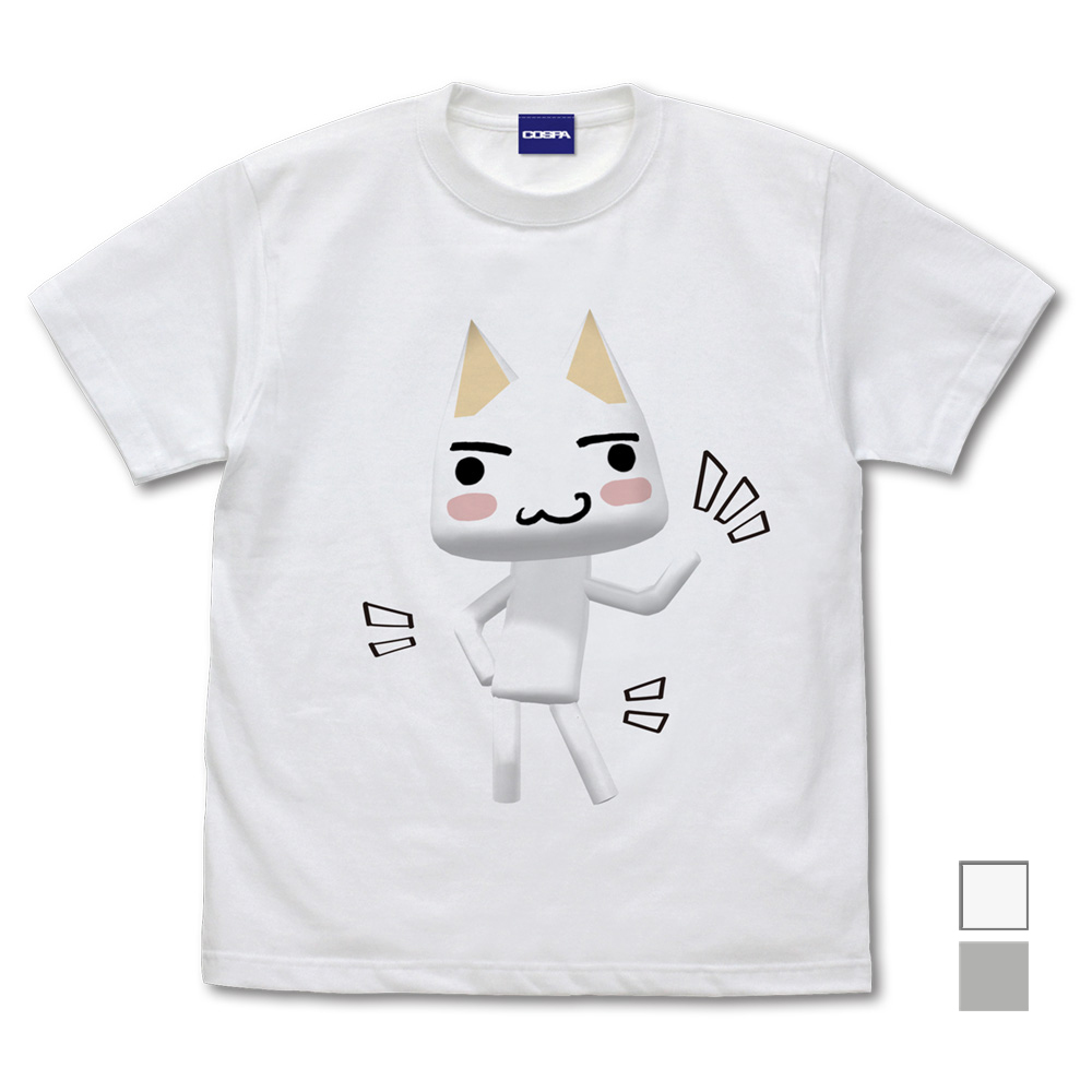 どこでもいっしょ_XLサイズ_トロのダンス Tシャツ/WHITE