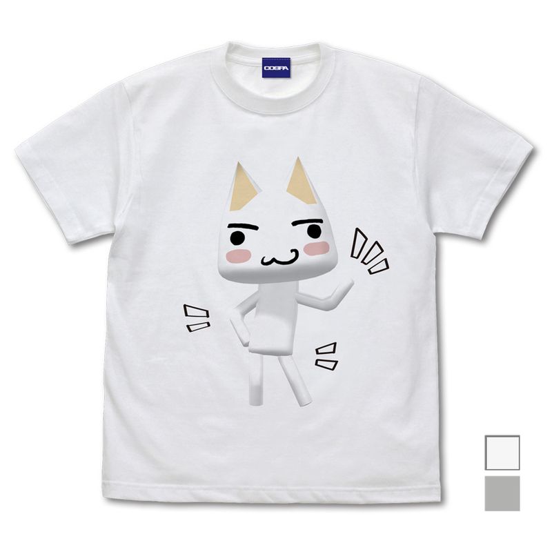 どこでもいっしょ_Lサイズ_トロのダンス Tシャツ/WHITE