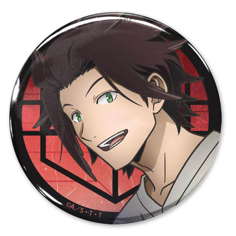 ワールドトリガー_描き下ろし 嵐山准 缶バッジ トリガー起動(オン)Ver.