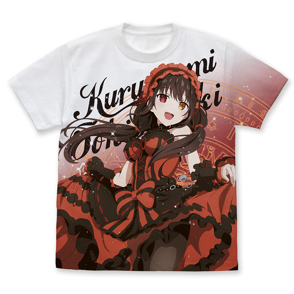 デート・ア・ライブⅤ_XLサイズ_時崎狂三 フルグラフィックTシャツ 新米精霊Ver./WHITE-