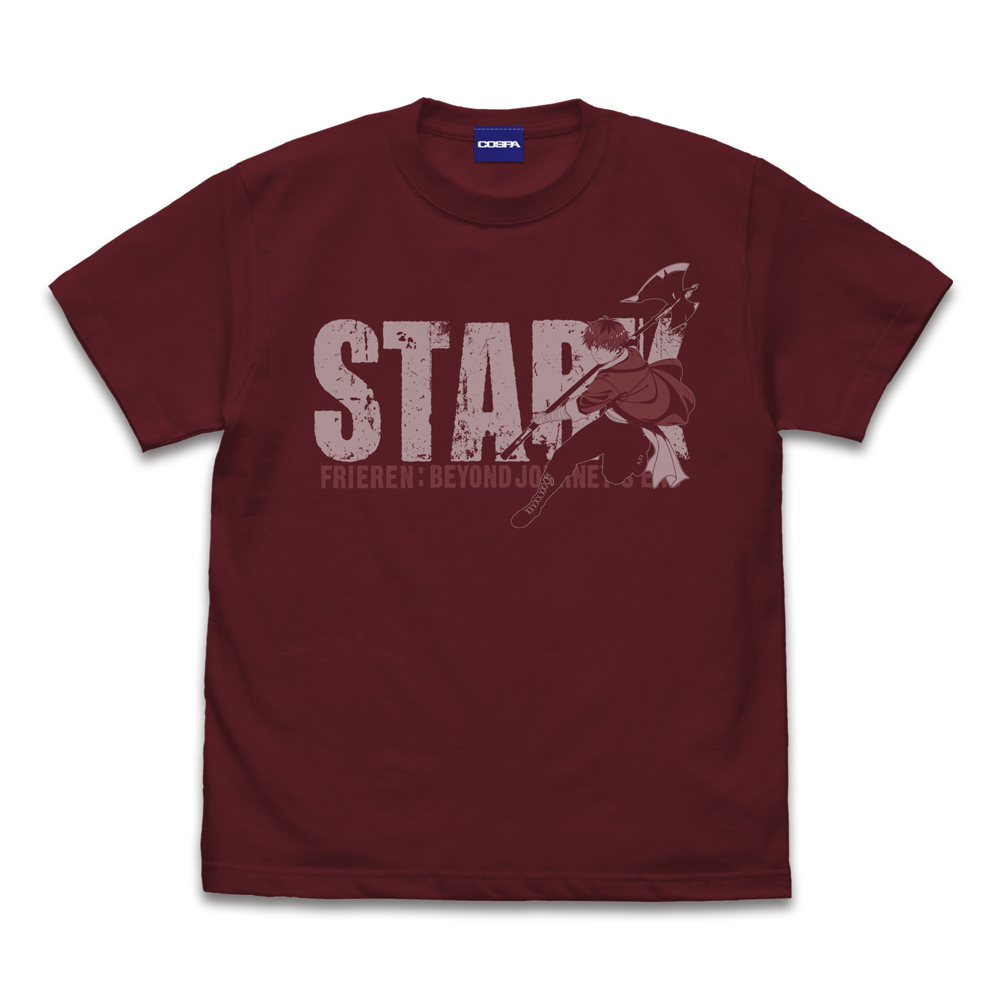 葬送のフリーレン_Sサイズ_シュタルク Tシャツ/BURGUNDY-