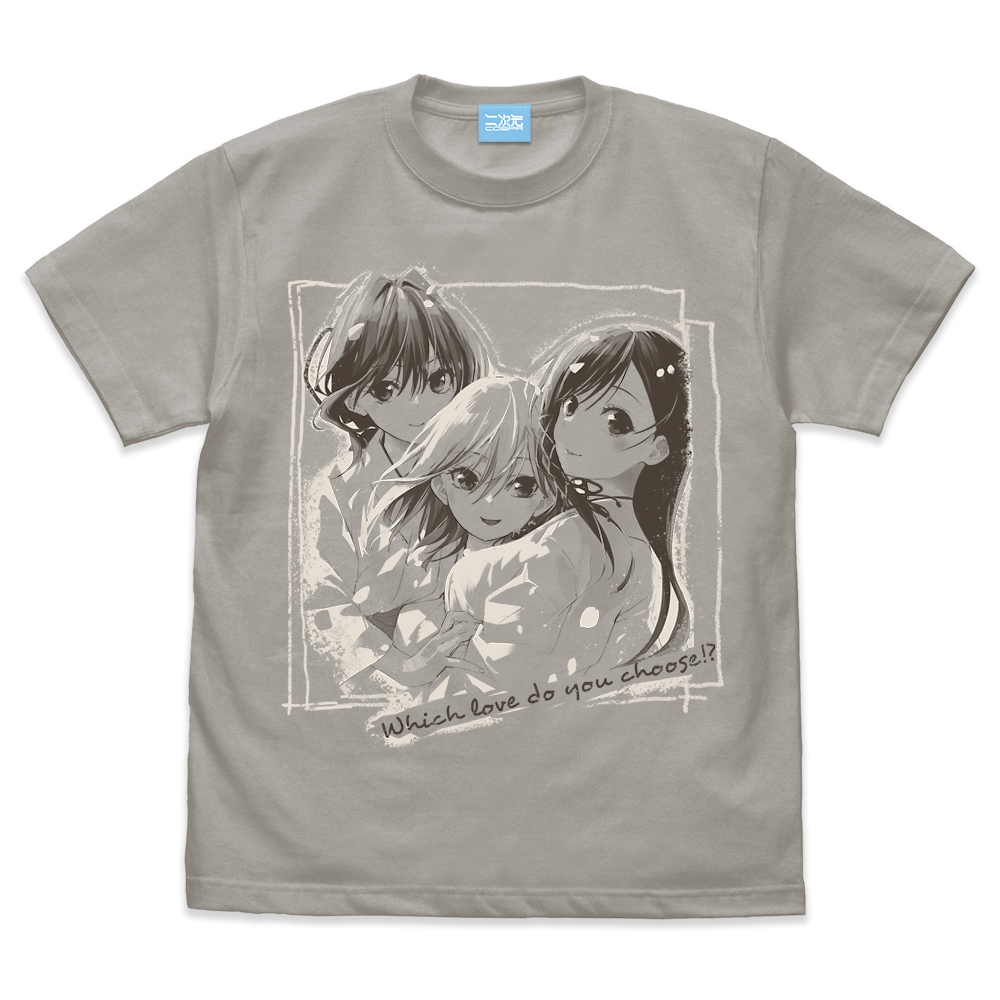 甘神さんちの縁結び_XLサイズ_どの恋を成就する!? Tシャツ/LIGHT GRAY-