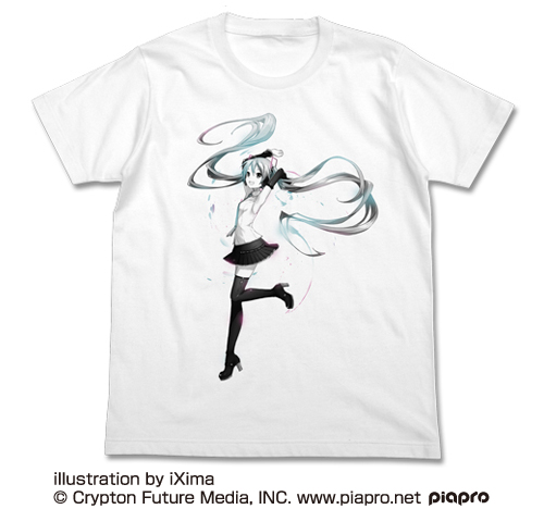 初音ミク V4X_Lサイズ_Tシャツ/WHITE | 公式グッズ・公式ライセンス 