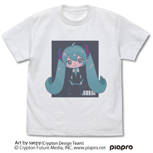 初音ミク_Lサイズ_Tシャツ saepy Ver./WHITE