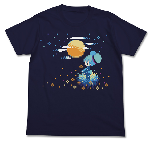 初音ミク はつねミク Lサイズ ぷちでびる ver. 月明かりTシャツ/NAVY