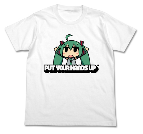 初音ミク はつねミク_XLサイズ_CHAN×CO ver. プチョヘンザTシャツ/WHITE