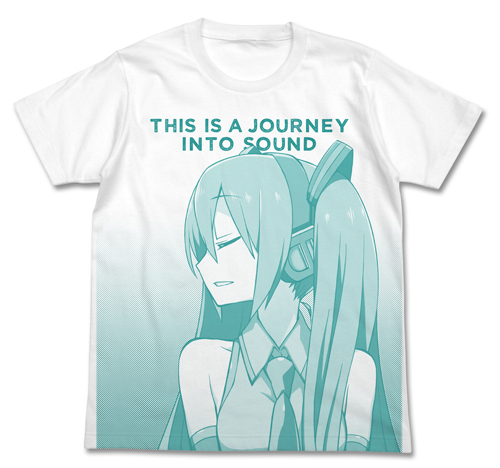 初音ミク_Mサイズ_CHAN×CO ver. JOURNEY Tシャツ/WHITE