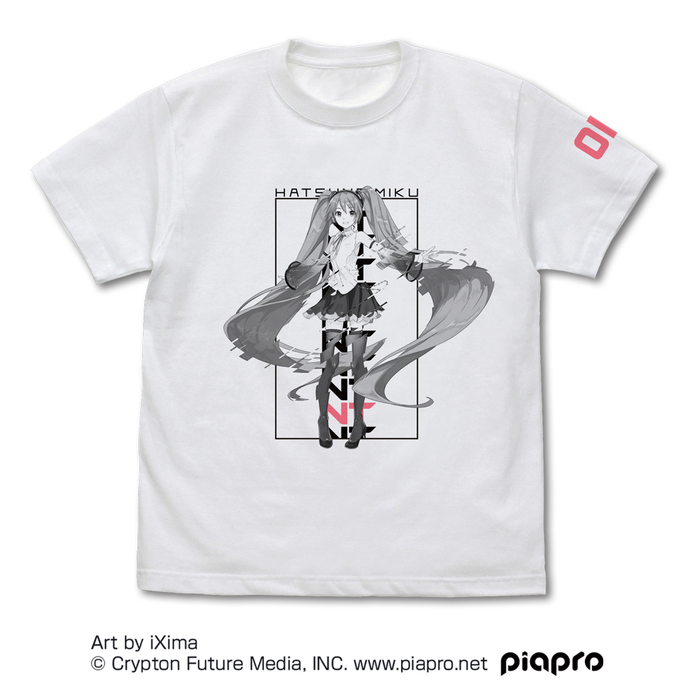 初音ミク NT_Mサイズ_Tシャツ/WHITE