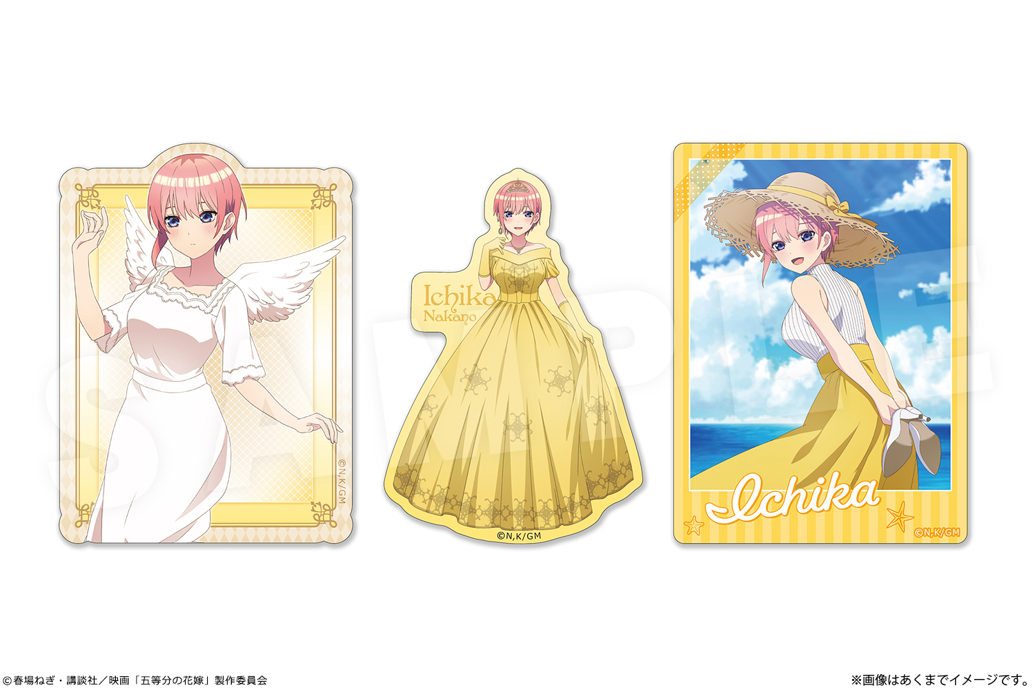 映画　五等分の花嫁_ステッカーセット 01 中野一花