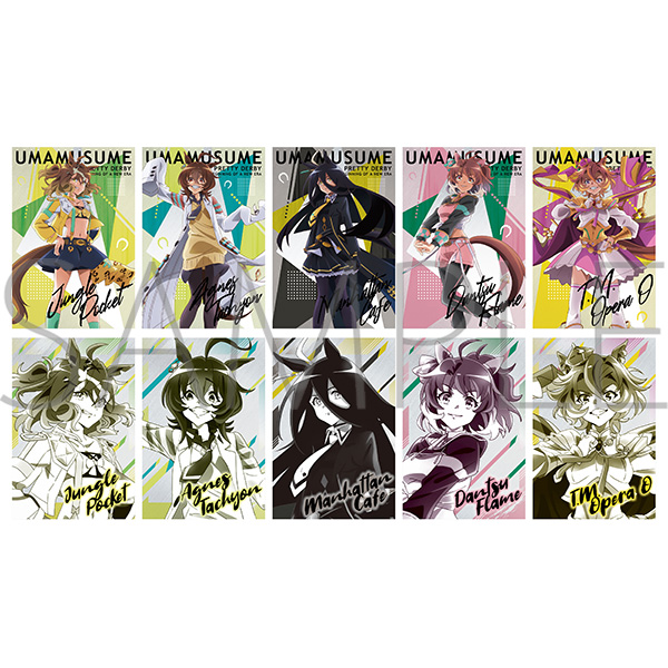 劇場版 ウマ娘 プリティーダービー 新時代の扉_メタルポストカードコレクション【BOX／5パック入り】