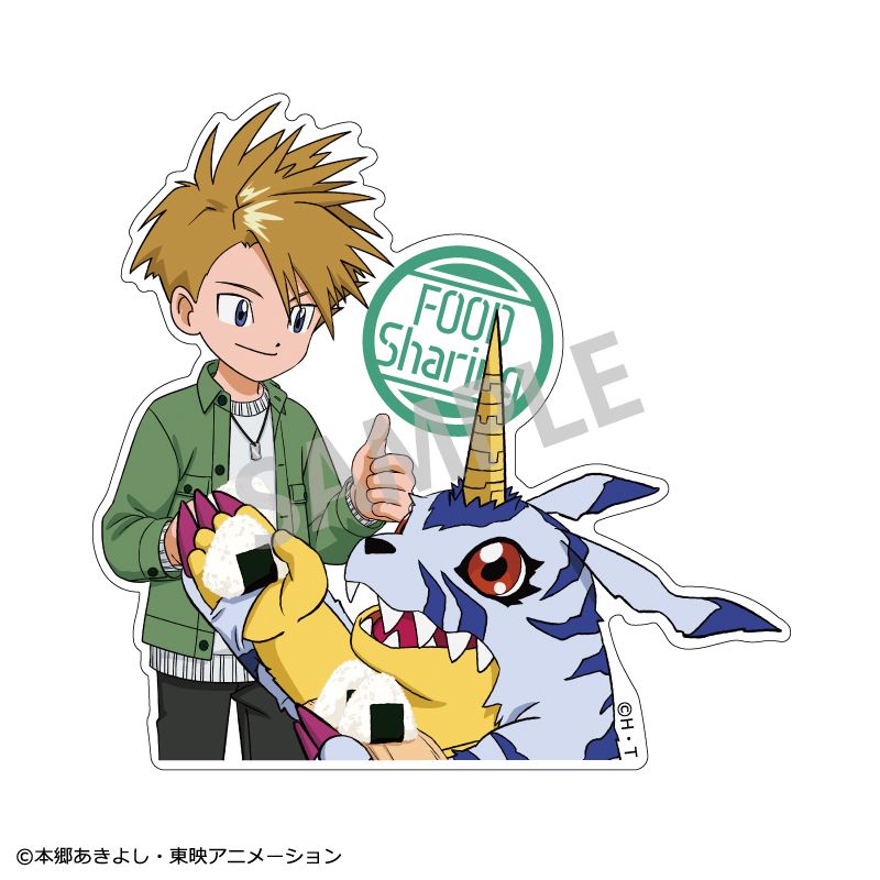 デジモンアドベンチャー　石田ヤマト　缶バッジ　キーホルダー　11個セット グッズ-スタンドポップ】デジモンアドベンチャー 描き下ろし 石田