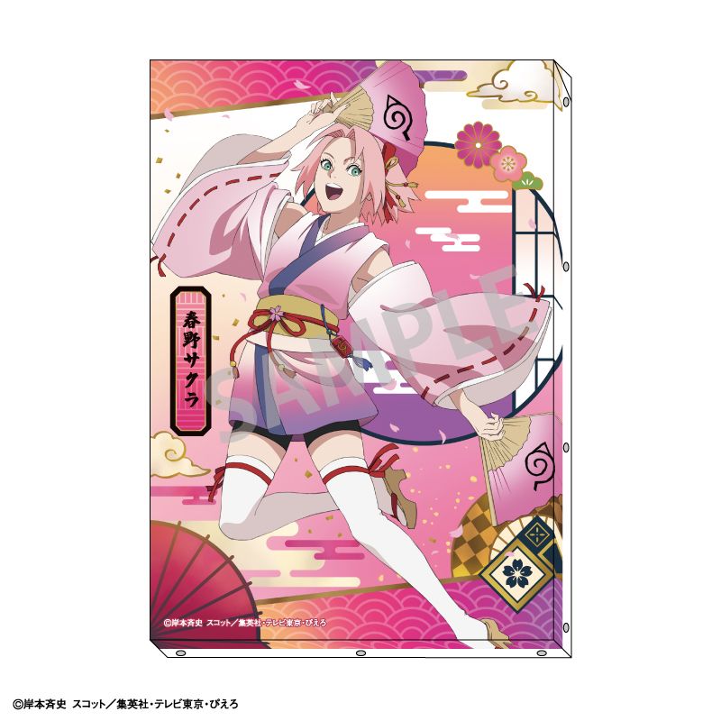 NARUTO_キャンバスアート_春野サクラ_舞踊 | NARUTO公式グッズ